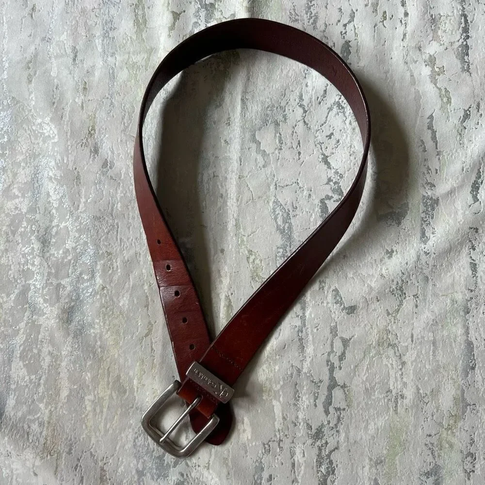 Calvin Klein Italian Saddle leather belt